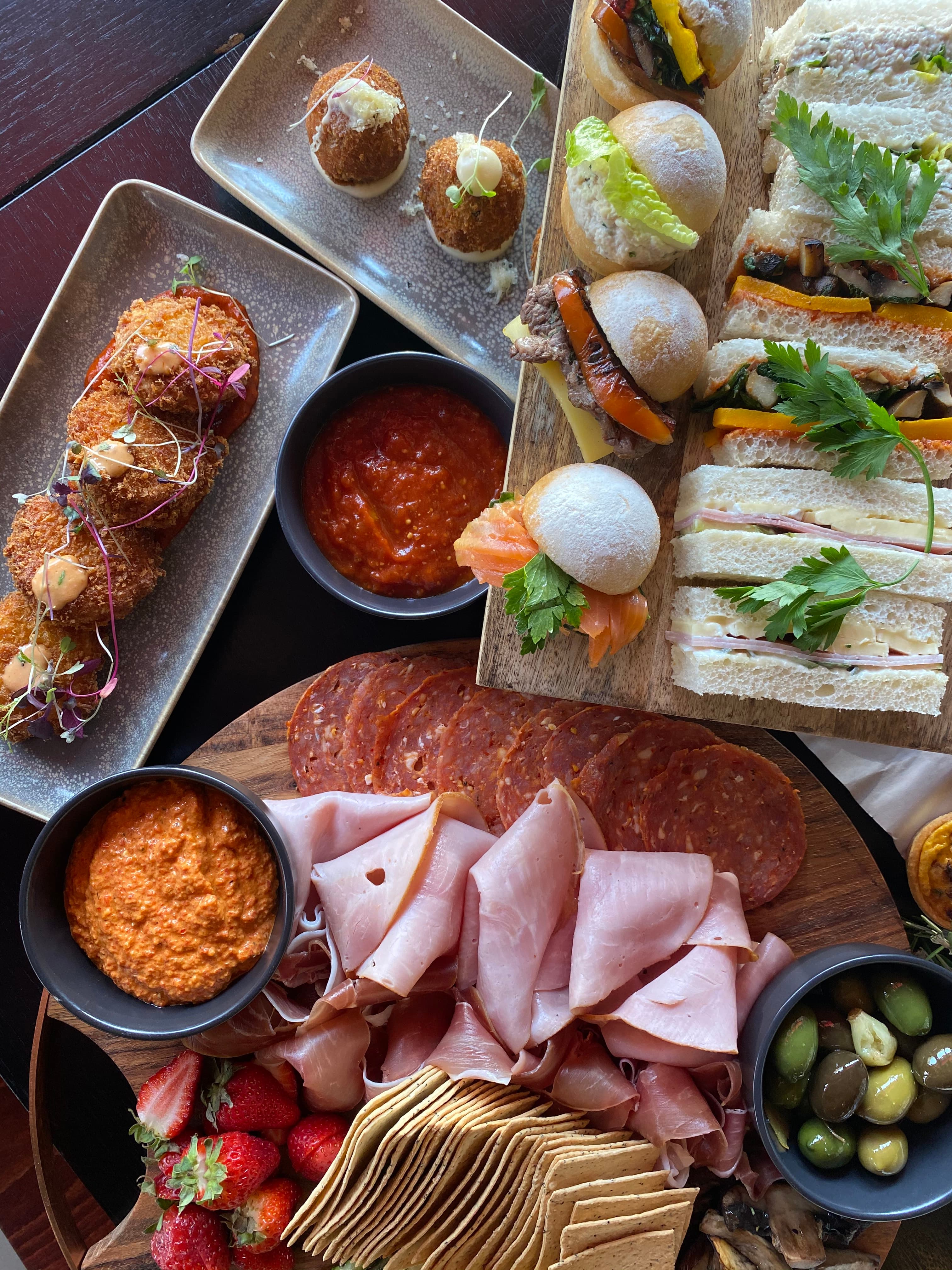Food served by Niche on Bridge catering